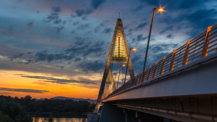Fototapeta premium Megyeri Bridge - Budapest