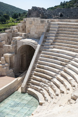 Amphitheater in the ancient city of Patara. Turkey, Mugla Province