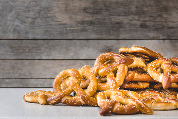 Stack of Fresh Pretzels