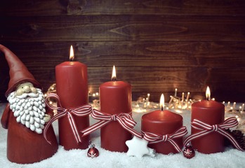 Adventskerzen - vierter Advent