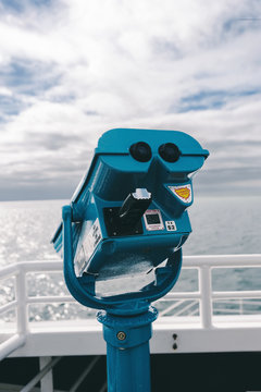 view finder on a ferry boat