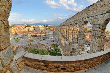 Aqueduct of Segovia, Spain 