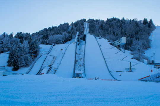 Sprungschanze in Garmisch-Partenkirchen