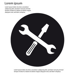 Screwdriver Wrench Tool Set - Vector Icons