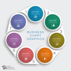 Business Chart Design 7-Step #Vector Graphics 