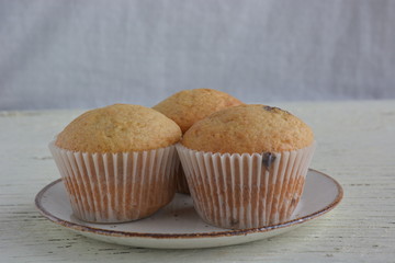 cupcake with blueberry