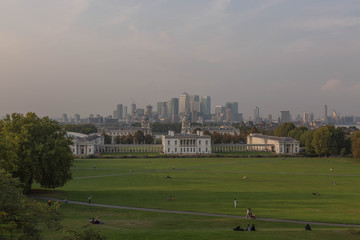 Fototapeta na wymiar Cityscape of Greenwich, London