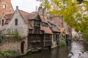 Fototapeta na wymiar River in Bruges, Belgium