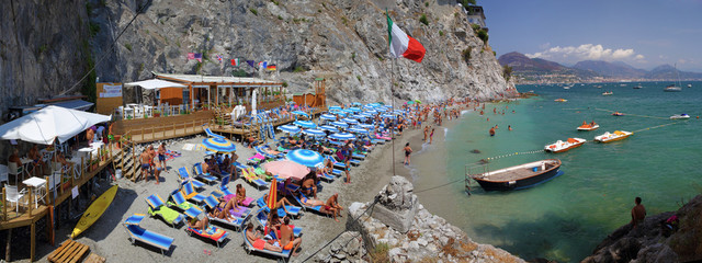 Amalfi coast beach