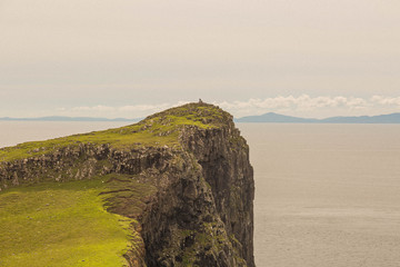Fototapeta na wymiar Neist Point Lighthouse, Skye, Scotland