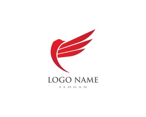 Bird wing Logo Template