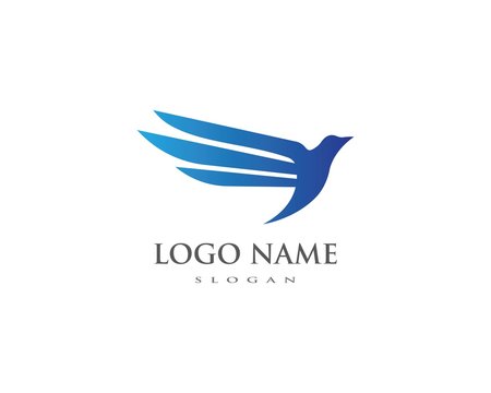 Bird wing Logo Template