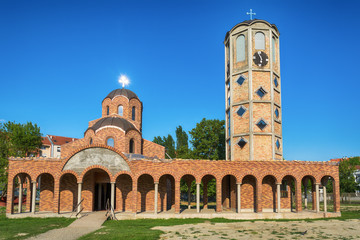 Naklejka premium The Temple of the Birth of St. John the Baptist in Novi Sad, Serbia