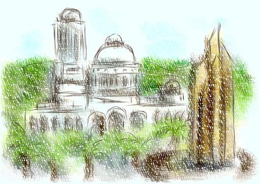 Ambato abstract illustration