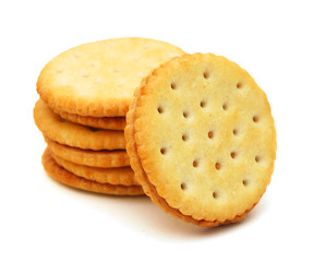 Stack of peanut butter cookies