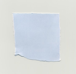 Torn paper pieces