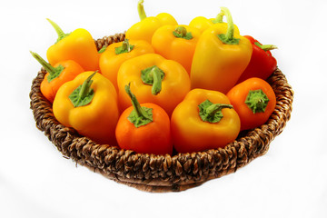 Vegetables with Colored peppers