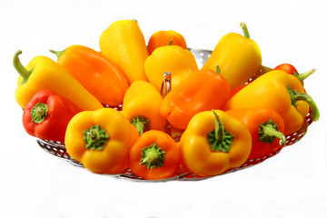 Vegetables with Colored peppers