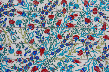 Turkish tiles / Floral Pattern Turkish Tile