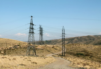 Power lines support