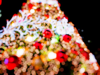blur background light Christmas day, Christmas tree night light, colorful Christmas Tree Lights at Night, bokeh blurred background