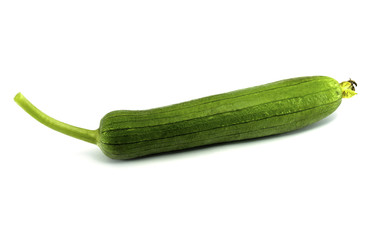  Thai style zucchini isolated on white background
