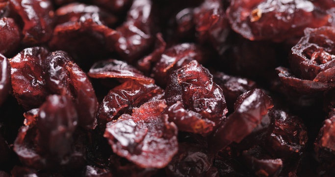 Close up of Dried cranberry
