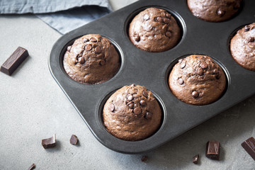 Double Chocolate Muffins