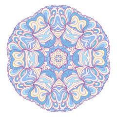 Vector ethnic colorful mandala