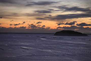 Morning of Shimotsu bay Minami Sanriku-cho