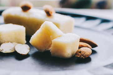 Marzipan On Plate