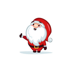 Christmas Vectors - Santa Claus Thumb-up