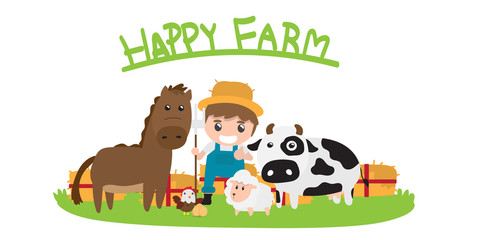 cute farm animal - 184781362