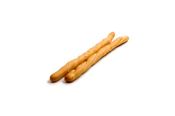 Bread sticks isolated wheat