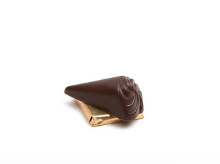 Chocolate tasty candies isolated