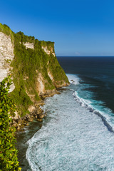 Fototapeta premium Coast near Uluwatu temple in Bali Indonesia