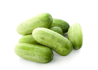 Cucumber isolated on white background