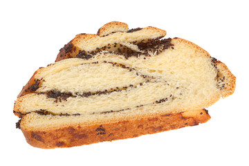 Sweet bun with poppy seed