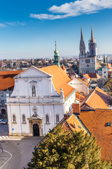 Obraz premium St. Catherine's Church - Zagreb, Croatia