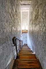 Obraz premium Stairs style loft in the interior of the house. 