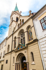 Fototapeta na wymiar Greek Catholic Church - Zagreb, Croatia