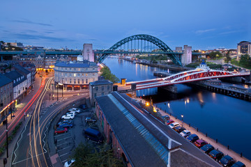 Newcastle at night