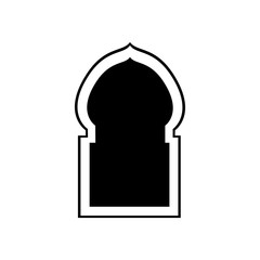 Window icon. Vector Illustration