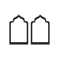 Window icon. Vector Illustration