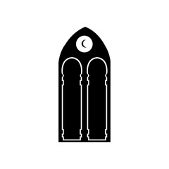 Window icon. Vector Illustration