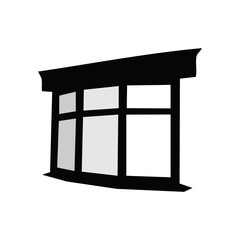 Window icon. Vector Illustration