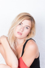 Fototapeta premium Model im Body blond