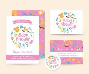 Cute Baby Shower Invitation