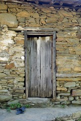 Old door. Old Turkish house(fragment)Sirince Koyu, Izmir.Turkey
