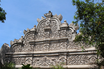 Fototapeta na wymiar Taman Sari Water Castle in Yogyakarta, Indonesia. It's used as a bathing complex